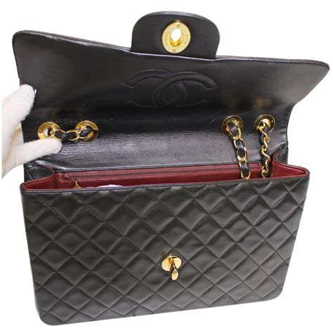 replica large lambskin classic flap handbag black bag|20 Of The Best Chanel Dupes Tested By A Fashion Expert.